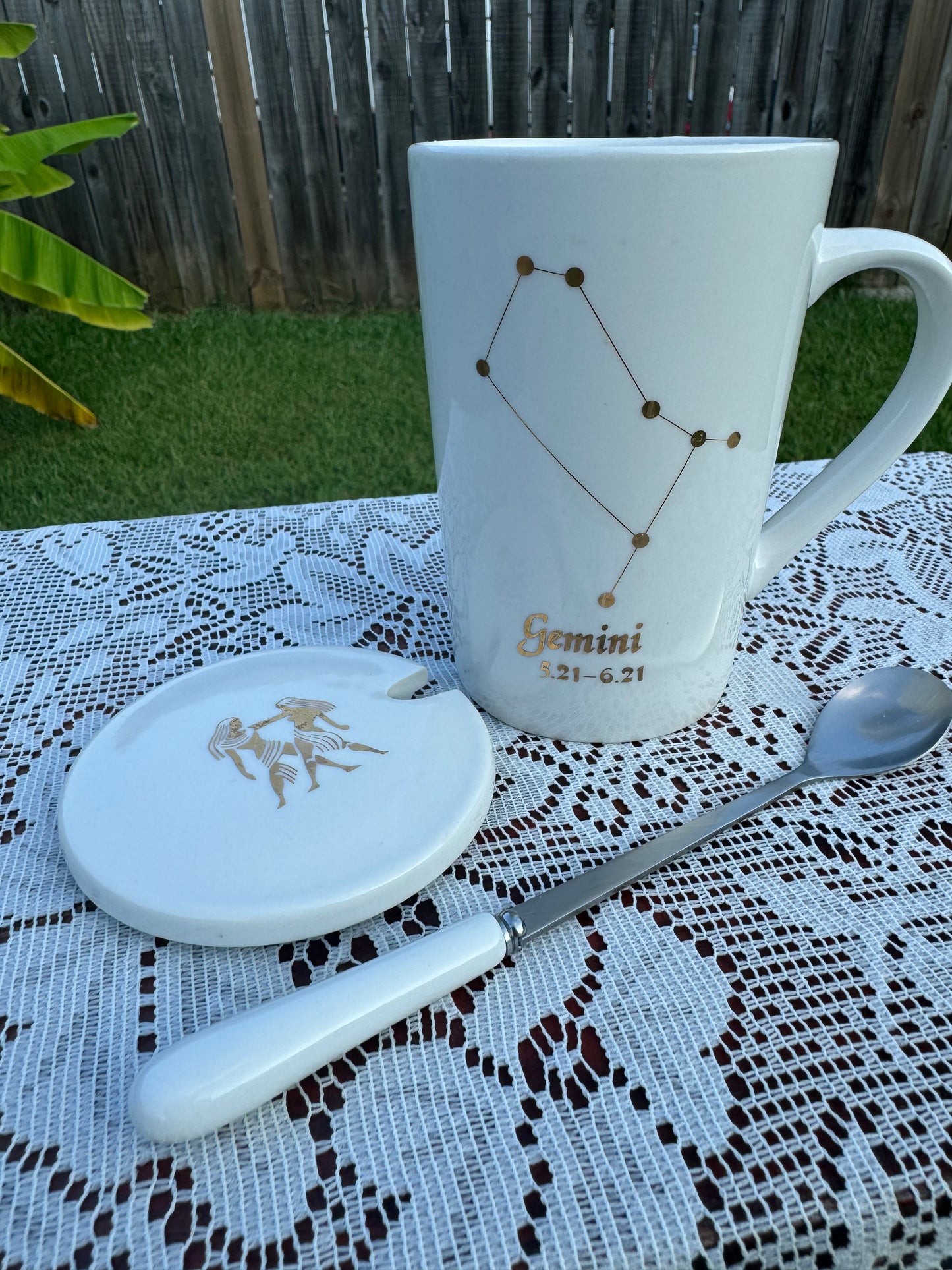 Gemini Constellation Mug Set