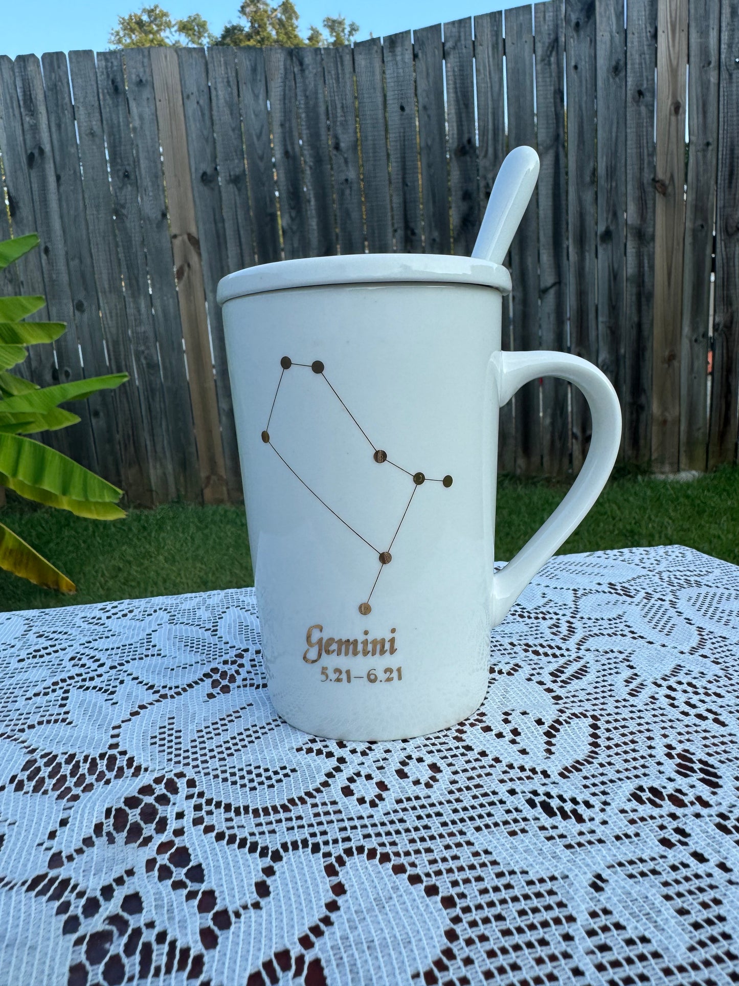 Gemini Constellation Mug Set